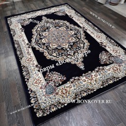 Турецкий Ковер Медальон дизайн 72 Синий