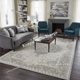 Турецкий Ковер Для Гостиной Арт 131 Серый