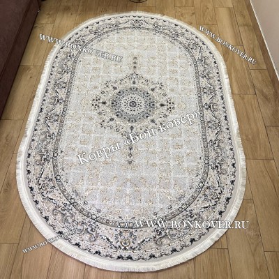 Ковер С Восточным Узором Арт 29676 Турция New Овальный